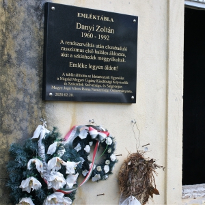 Danyi Zoltán emléktáblája