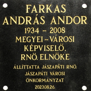 Farkas András-emléktábla