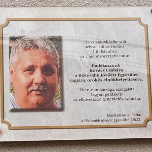 Kovács Csaba emléktábla