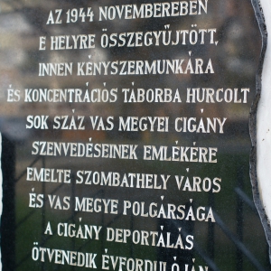 Roma holokauszt emlékmű, Szombathely