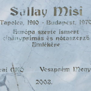 SALLAY MISI EMLÉKTÁBLÁJA (2003)